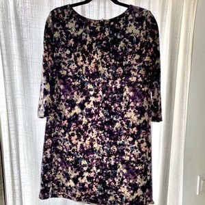 Purple Floral Dress - Size M